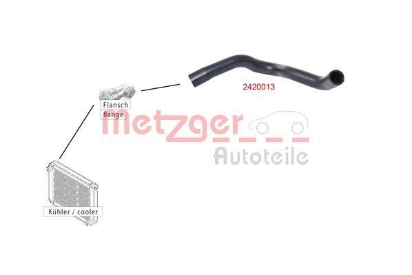 Tubería de radiador METZGER ref. 2420013